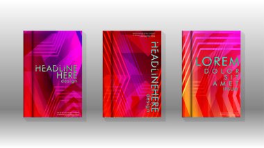 Kapak kitabı renkli altıgen soyut arka plan