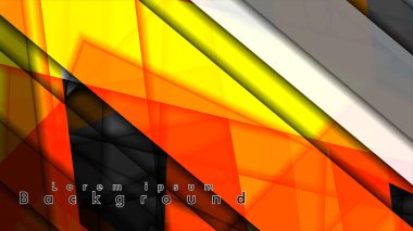 Dikdörtgen tüp elemanları vektör 3d arka plan