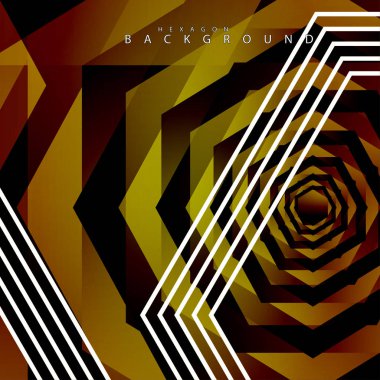 renkli altıgen soyut arka plan. Saydam vektör arka planı