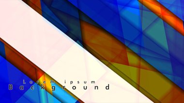 Renkli desen çizgileri ile soyut vektör arka plan tasarımı