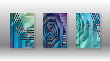 Kapak kitabı renkli altıgen soyut arka plan