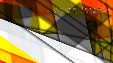 Dikdörtgen tüp elemanları vektör 3d arka plan