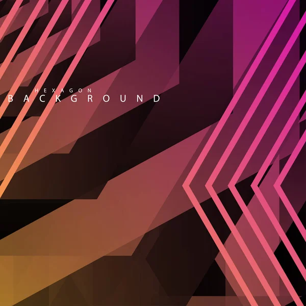 renkli altıgen soyut arka plan. Saydam vektör arka planı