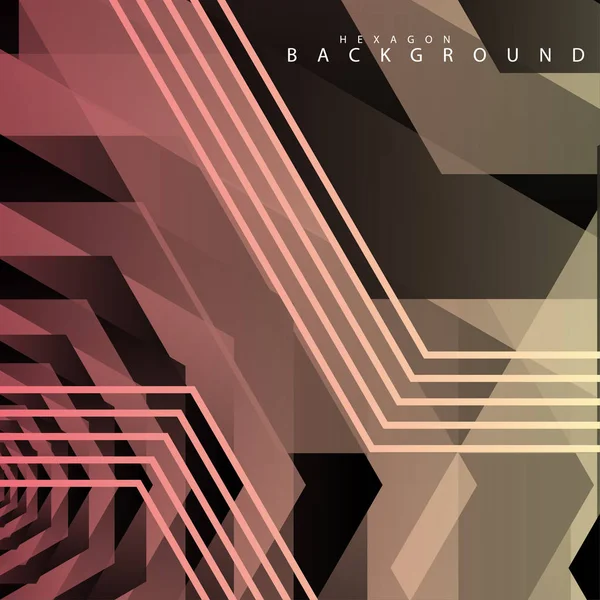 renkli altıgen soyut arka plan. Saydam vektör arka planı