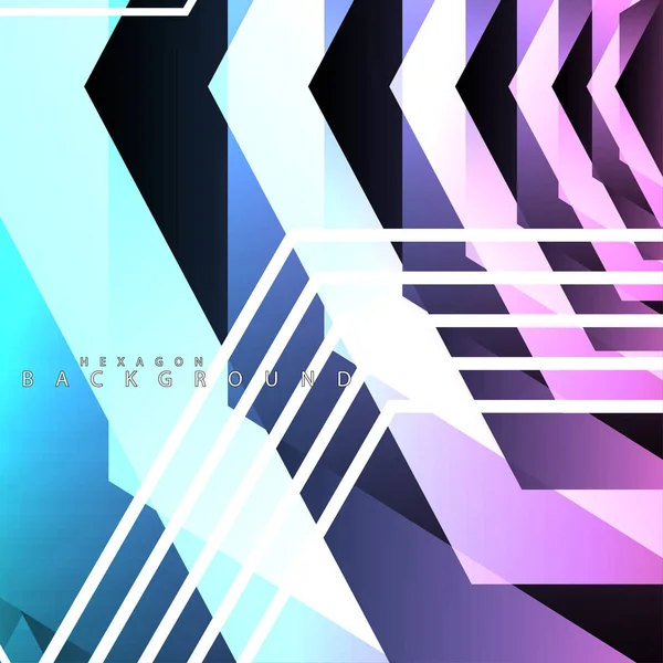 renkli altıgen soyut arka plan. Saydam vektör arka planı