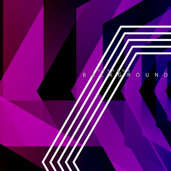 renkli altıgen soyut arka plan. Saydam vektör arka planı