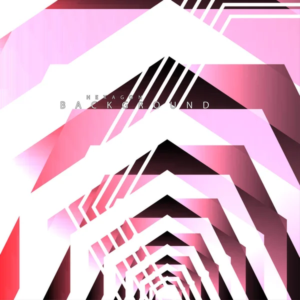 renkli altıgen soyut arka plan. Saydam vektör arka planı