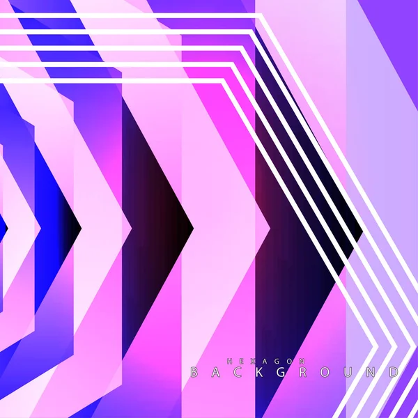 renkli altıgen soyut arka plan. Saydam vektör arka planı