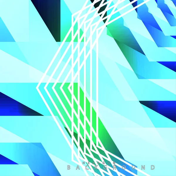 renkli altıgen soyut arka plan. Saydam vektör arka planı