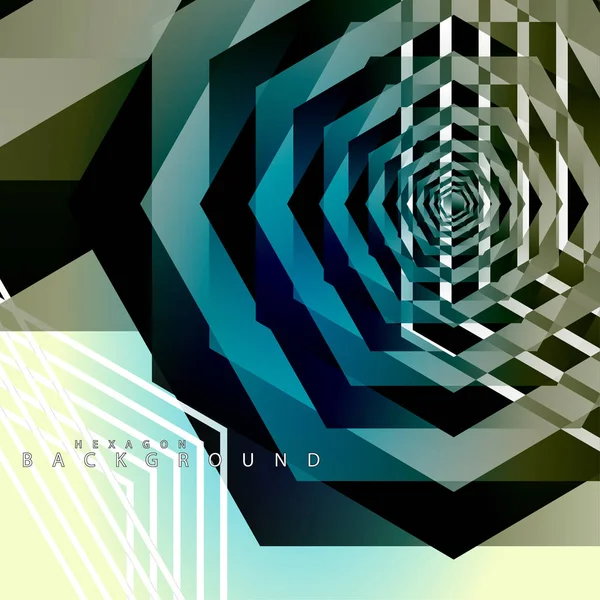 renkli altıgen soyut arka plan. Saydam vektör arka planı