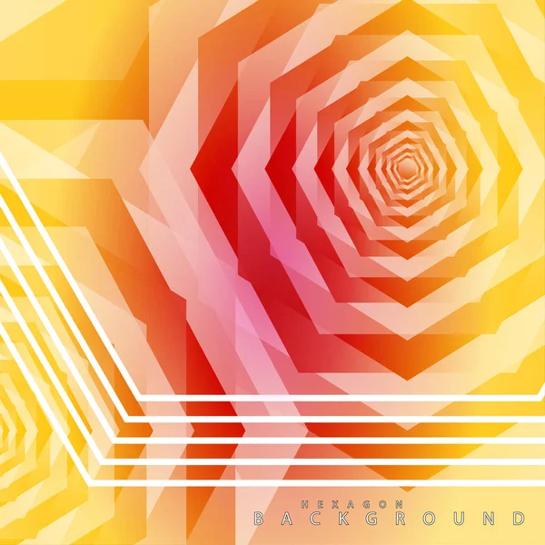 renkli altıgen soyut arka plan. Saydam vektör arka planı