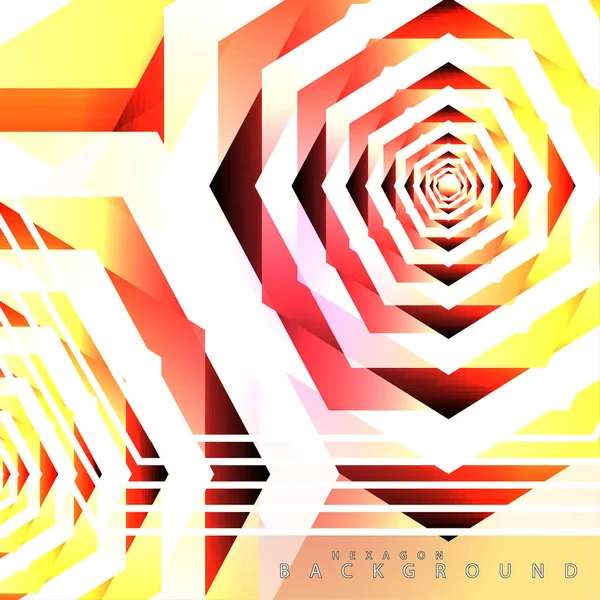 renkli altıgen soyut arka plan. Saydam vektör arka planı