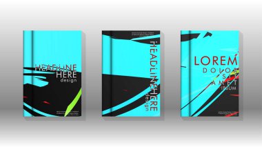 Kitap Kapağı renkli geometrik arka planlar.