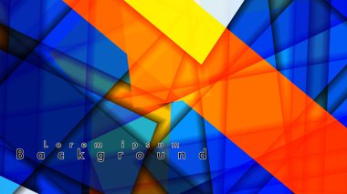 Renkli desen çizgileri ile soyut vektör arka plan tasarımı