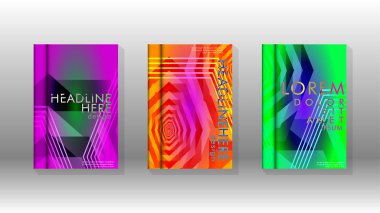 Kapak kitabı renkli altıgen soyut arka plan