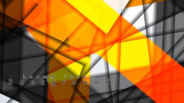 Dikdörtgen tüp elemanları vektör 3d arka plan