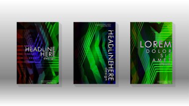 Kapak kitabı renkli altıgen soyut arka plan