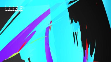 Renkli geometrik arka planlar. Basit form kompozisyonu. Eps10 vektör şablonu