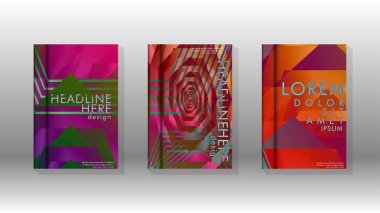 Kapak kitabı renkli altıgen soyut arka plan