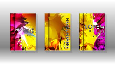 Renkli soyut sprey desenleri ile arka plan kapağı vektör tasarımı. Renk karışımı. Vektör Eps 10. Vektör çizimi