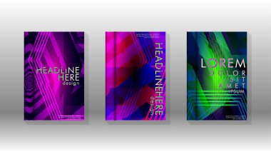 Kapak kitabı renkli altıgen soyut arka plan