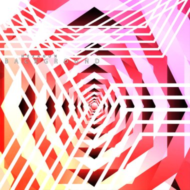 renkli altıgen soyut arka plan. Saydam vektör arka planı