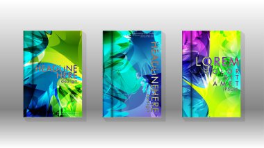 Renkli soyut sprey desenleri ile arka plan kapağı vektör tasarımı. Renk karışımı. Vektör Eps 10. Vektör çizimi