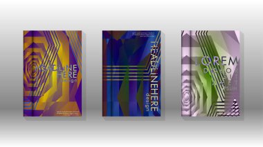 Kapak kitabı renkli altıgen soyut arka plan