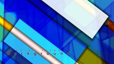 Renkli desen çizgileri ile soyut vektör arka plan tasarımı