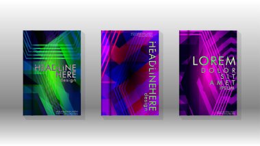 Kapak kitabı renkli altıgen soyut arka plan