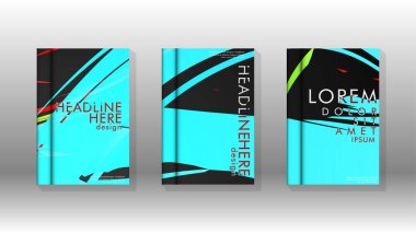 Kitap Kapağı renkli geometrik arka planlar.