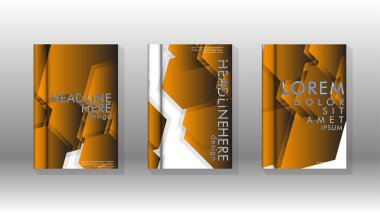 Soyut vektör düzeni arka planı. Broşürler, yıllık, dergi, vektör şablonları vb. için.