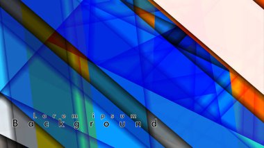 Renkli desen çizgileri ile soyut vektör arka plan tasarımı