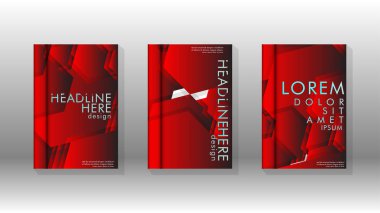 Soyut vektör düzeni arka planı. Broşürbroşürler, yıllık dergi vektör şablonları vb. için.