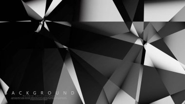 Soyut geometrik arka plan. koyu üçgen vektörü