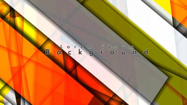 Dikdörtgen tüp elemanları vektör 3d arka plan