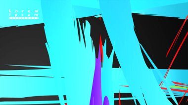 Renkli geometrik arka planlar. Basit form kompozisyonu. Eps10 vektör şablonu