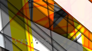 Dikdörtgen tüp elemanları vektör 3d arka plan