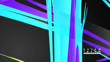 Renkli geometrik arka planlar. Basit form kompozisyonu. Eps10 vektör şablonu