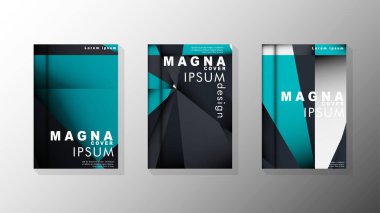 Degrade minimal geometrik desen. üçgen kapağın arka plan tasarımı