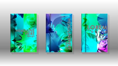 Renkli soyut sprey desenleri ile arka plan kapağı vektör tasarımı. Renk karışımı. Vektör Eps 10. Vektör çizimi