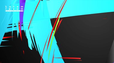 Renkli geometrik arka planlar. Basit form kompozisyonu. Eps10 vektör şablonu