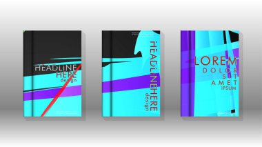 Kitap Kapağı renkli geometrik arka planlar.