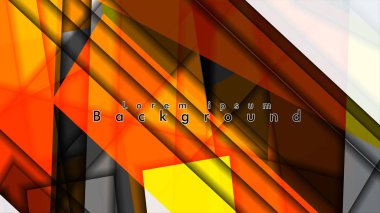 Dikdörtgen tüp elemanları vektör 3d arka plan