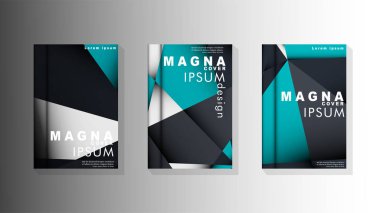 Degrade minimal geometrik desen. üçgen kapağın arka plan tasarımı