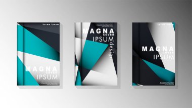 Degrade minimal geometrik desen. üçgen kapağın arka plan tasarımı