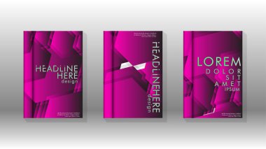 Soyut vektör düzeni arka planı. Broşürler, yıllık, dergi, vektör şablonları vb. için Eps 10'da altıgen desenlerin modern tasarımı