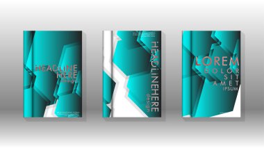 Soyut vektör düzeni arka planı. Broşürler, yıllık, dergi, vektör şablonları vb. için.