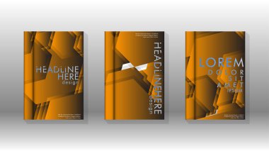 Soyut vektör düzeni arka planı. Broşürler, yıllık, dergi, vektör şablonları vb. için.