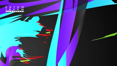 Renkli geometrik arka planlar. Basit form kompozisyonu. Eps10 vektör şablonu